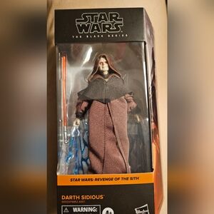 Star Wars Darth Sidious Figure, Black Series